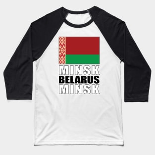 Flag of Belarus Baseball T-Shirt